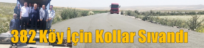 382 Köy İçin Kollar Sıvandı