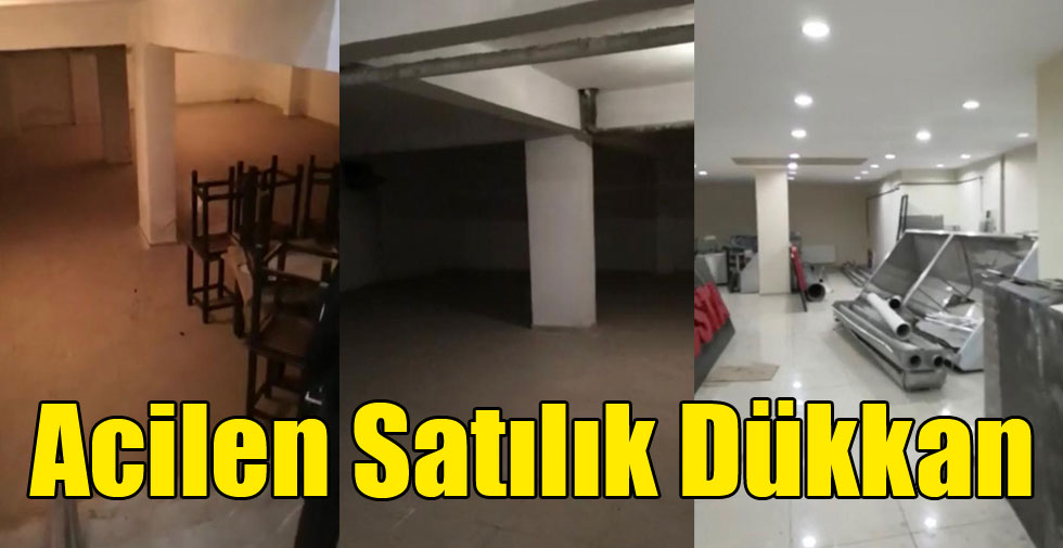 Acilen Satılık Dükkan