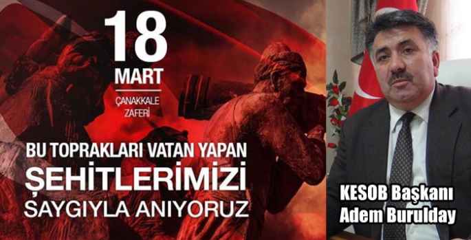 Adem Burulday’ın 18 Mart mesajı