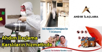 Ahdım İlaçlama Karslıların hizmetinde