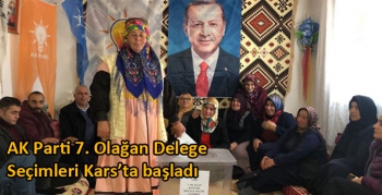 AK Parti 7. Olağan Delege Seçimleri Kars’ta başladı