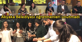 Akyaka Belediyesi öğretmenleri unutmadı