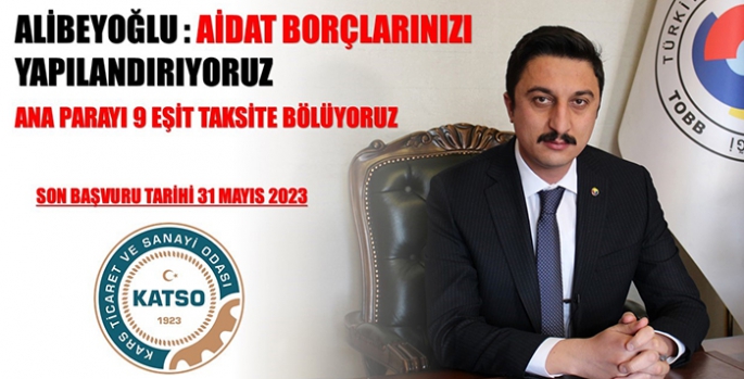 Alibeyoğlu: Aidat Borçlarınızı Yapılandırıyoruz