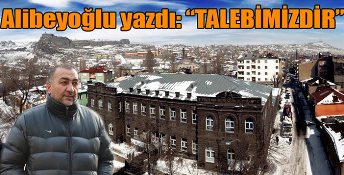 Alibeyoğlu yazdı: 