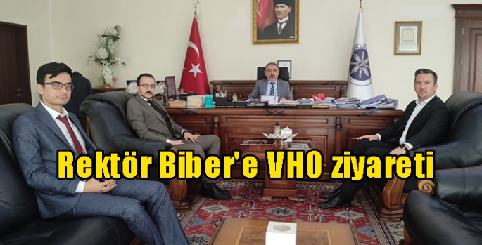 Ardahan Üniversitesi Rektörü Prof. Dr. Mehmet Biber'e VHO ziyareti
