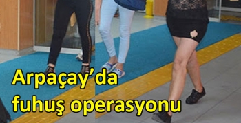 Arpaçay’da fuhuş operasyonu