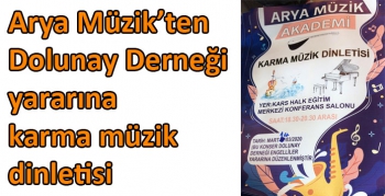 Arya Müzik’ten Dolunay Derneği yararına karma müzik dinletisi