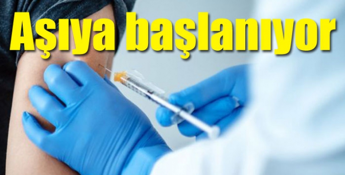 Aşıya başlanıyor