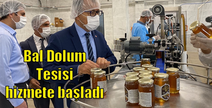 Bal Dolum Tesisi hizmete başladı