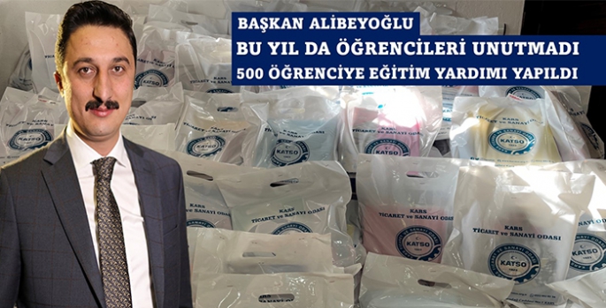 Başkan Alibeyoğlu Bu Yıl Da Öğrencileri Unutmadı