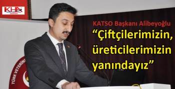 Başkan Alibeyoğlu; çiftçilerimizin ve üreticilerimizin yanındayız