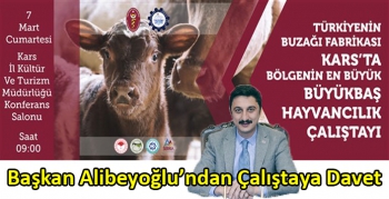 Başkan Alibeyoğlu’ndan Çalıştaya Davet