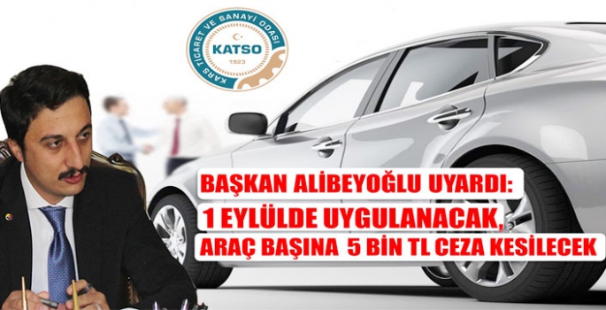 Başkan Alibeyoğlu Uyardı