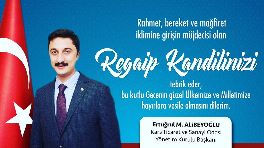 Başkan Ertuğrul Alibeyoğlu’nun Kandil Mesajı