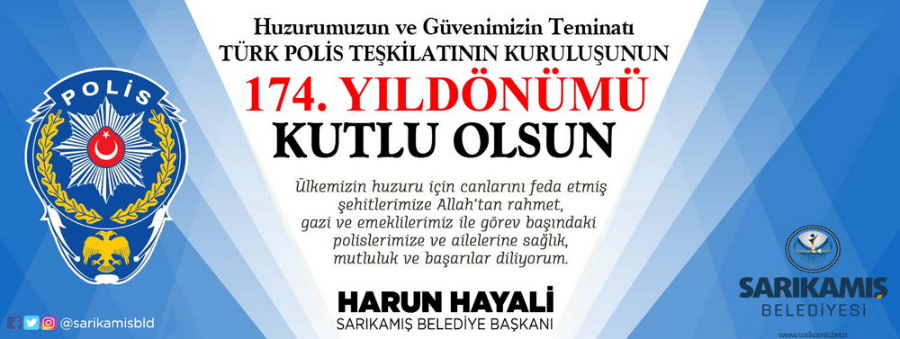 Başkan Hayali’den Polis Haftası Mesajı