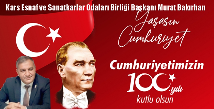 Başkan Murat Bakırhan’ın Cumhuriyet’in 100. Yıl Mesajı