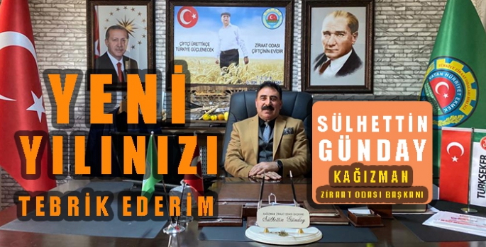 Başkan Sülhettin Günday’ın yeni yıl mesajı