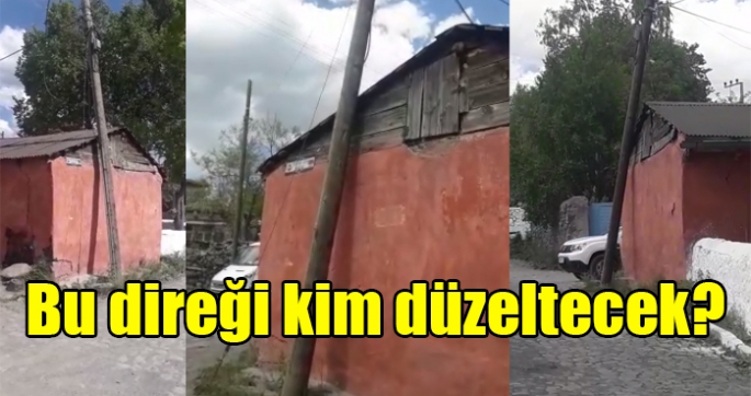 Bu direği kim düzeltecek?