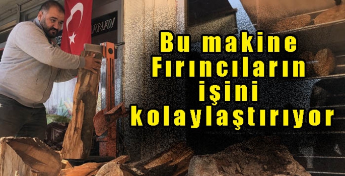 Bu makine fırıncıların işini kolaylaştırıyor