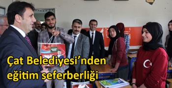 Çat Belediyesi’nden eğitim seferberliği