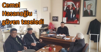 Cemal Hasanoğlu güven tazeledi