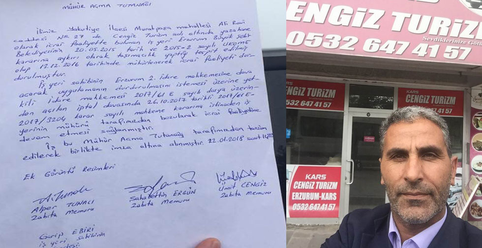 Cengiz Turizmin Erzurum’daki yazıhanesi yeniden açıldı