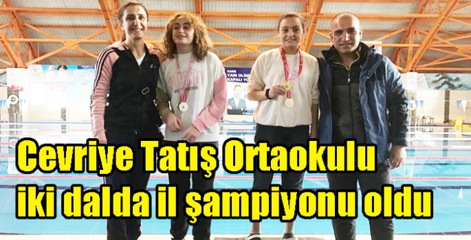 Cevriye Tatış Ortaokulu iki dalda il şampiyonu oldu