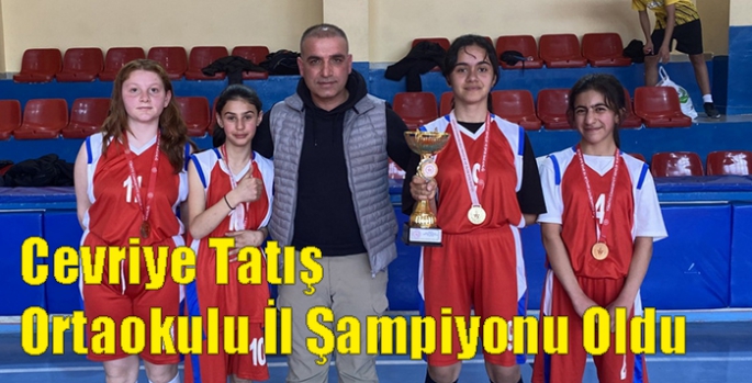 Cevriye Tatış Ortaokulu İl Şampiyonu Oldu