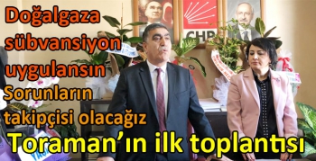 CHP Kars İl Başkanı Taner Toraman İlk Yönetim Kurulu Toplantısını yaptı