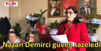 CHP Kars Kadın Kolları Başkanı Nazan Demirci güven tazeledi