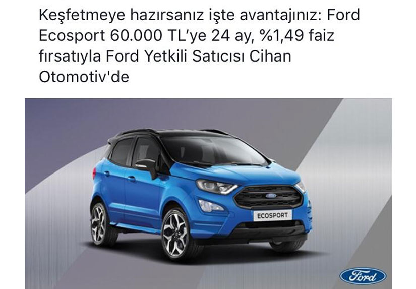 Cihan Otomotiv’de avantaj zamanı