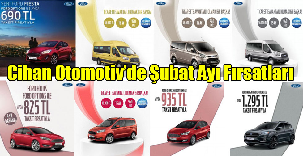 Cihan Otomotiv’de Şubat Ayı Fırsatları