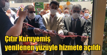 Çıtır Kuruyemiş yenilenen yüzüyle hizmete açıldı