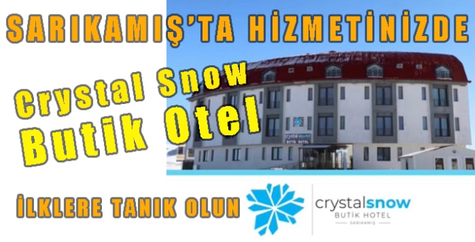 Crystal Snow Butik Otel Sarıkamış’ta hizmete açıldı