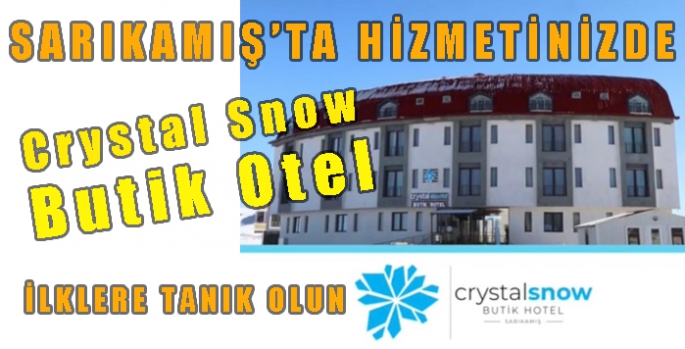 Crystal Snow Butik Otel Sarıkamış’ta hizmete açıldı