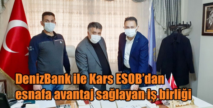 DenizBank ile Kars ESOB’dan esnafa avantaj sağlayan iş birliği