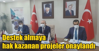 Destek almaya hak kazanan projeler onaylandı