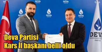 Deva Partisi Kars İl başkanı belli oldu