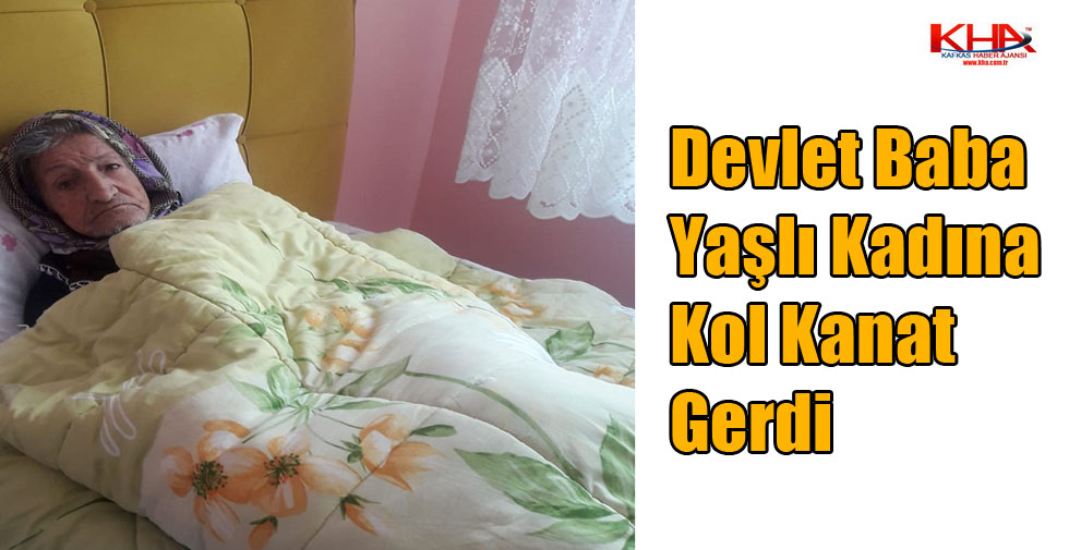 Devlet Baba Yaşlı Kadına Kol Kanat Gerdi