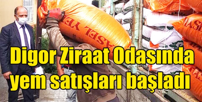 Digor Ziraat Odasında yem satışları başladı