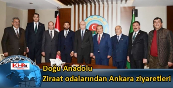 Doğu Anadolu Ziraat odalarından Ankara ziyaretleri