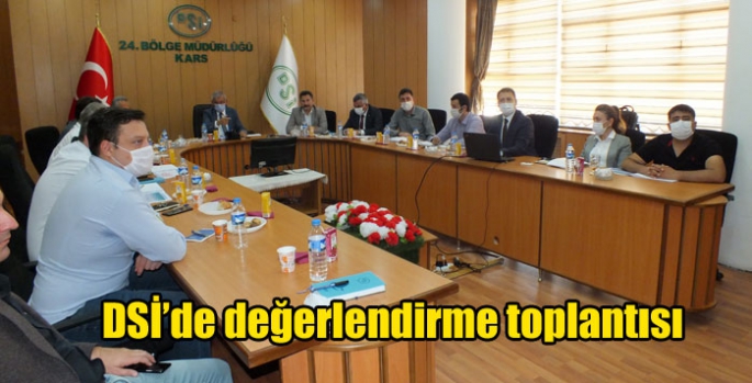 DSİ’de değerlendirme toplantısı