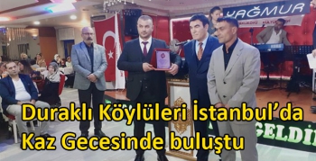 Duraklı Köylüleri İstanbul’da Kaz Gecesinde buluştu