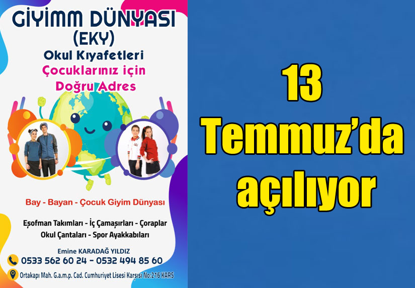 EKY Giyim Dünyası açılışına davet