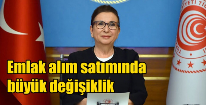 Emlak alım satımında büyük değişiklik