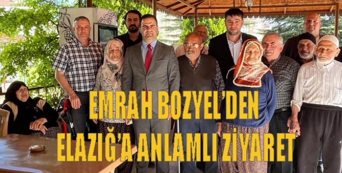 Emrah Bozyel’den Elazığ’a Anlamlı Ziyaret