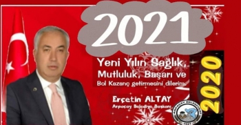 Erçetin Altay’ın yeni yıl mesajı