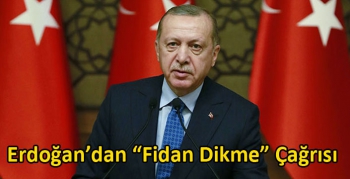 Erdoğan’dan “Fidan Dikme” Çağrısı