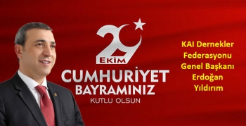 Erdoğan Yıldırım’ın Cumhuriyet Bayramı Mesajı