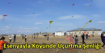 Esenyayla Köyünde Uçurtma Şenliği